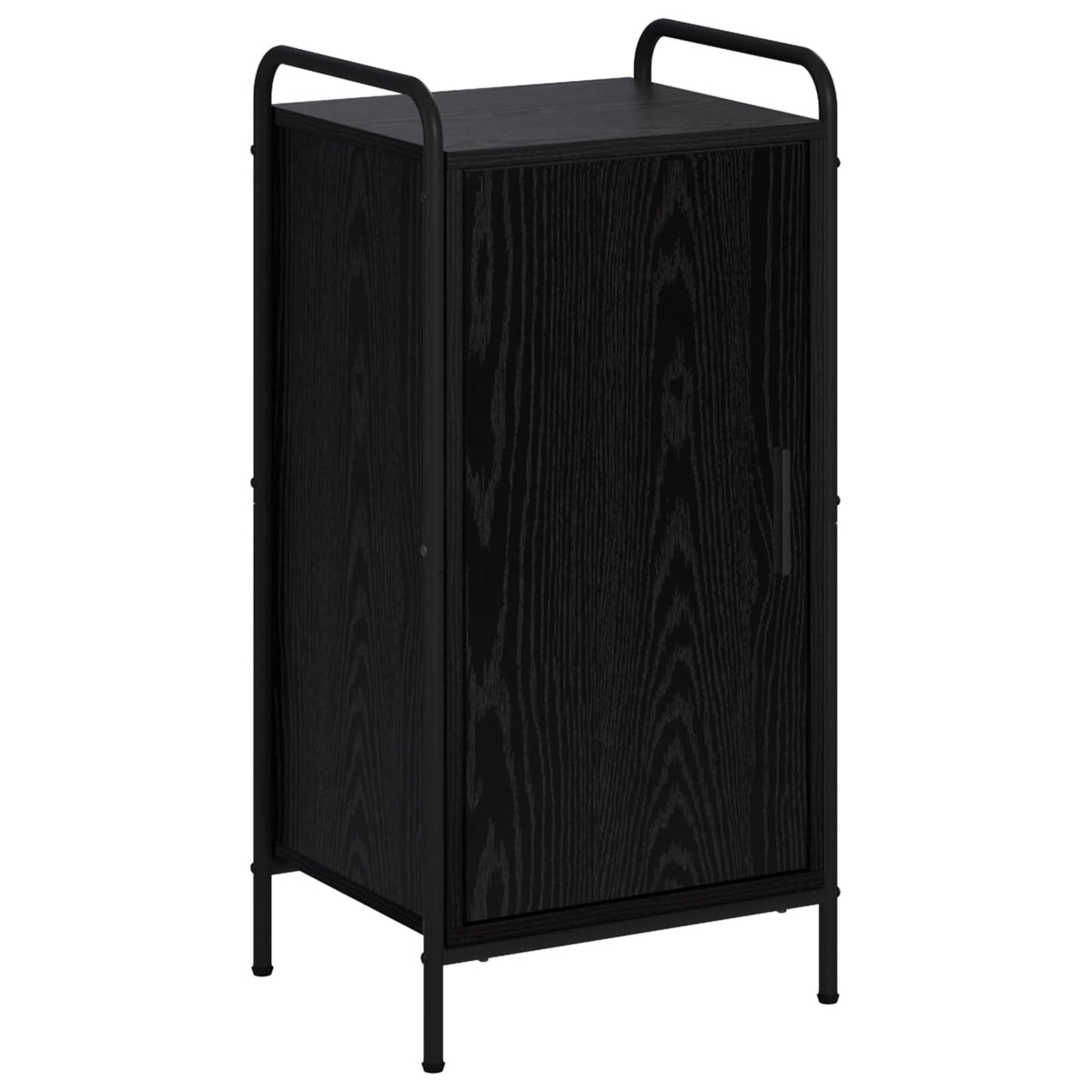 Sideboard Black Oak 40 x 33 x 80.5 cm Engineered Wood