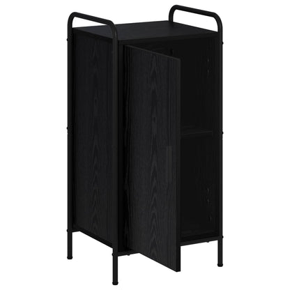 Sideboard Black Oak 40 x 33 x 80.5 cm Engineered Wood