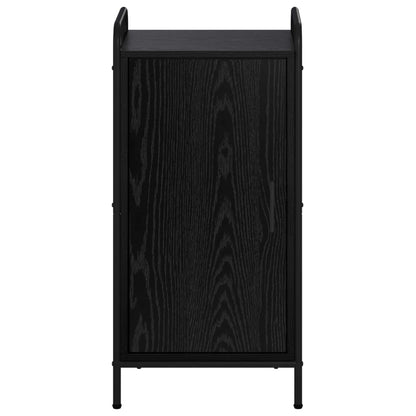 Sideboard Black Oak 40 x 33 x 80.5 cm Engineered Wood