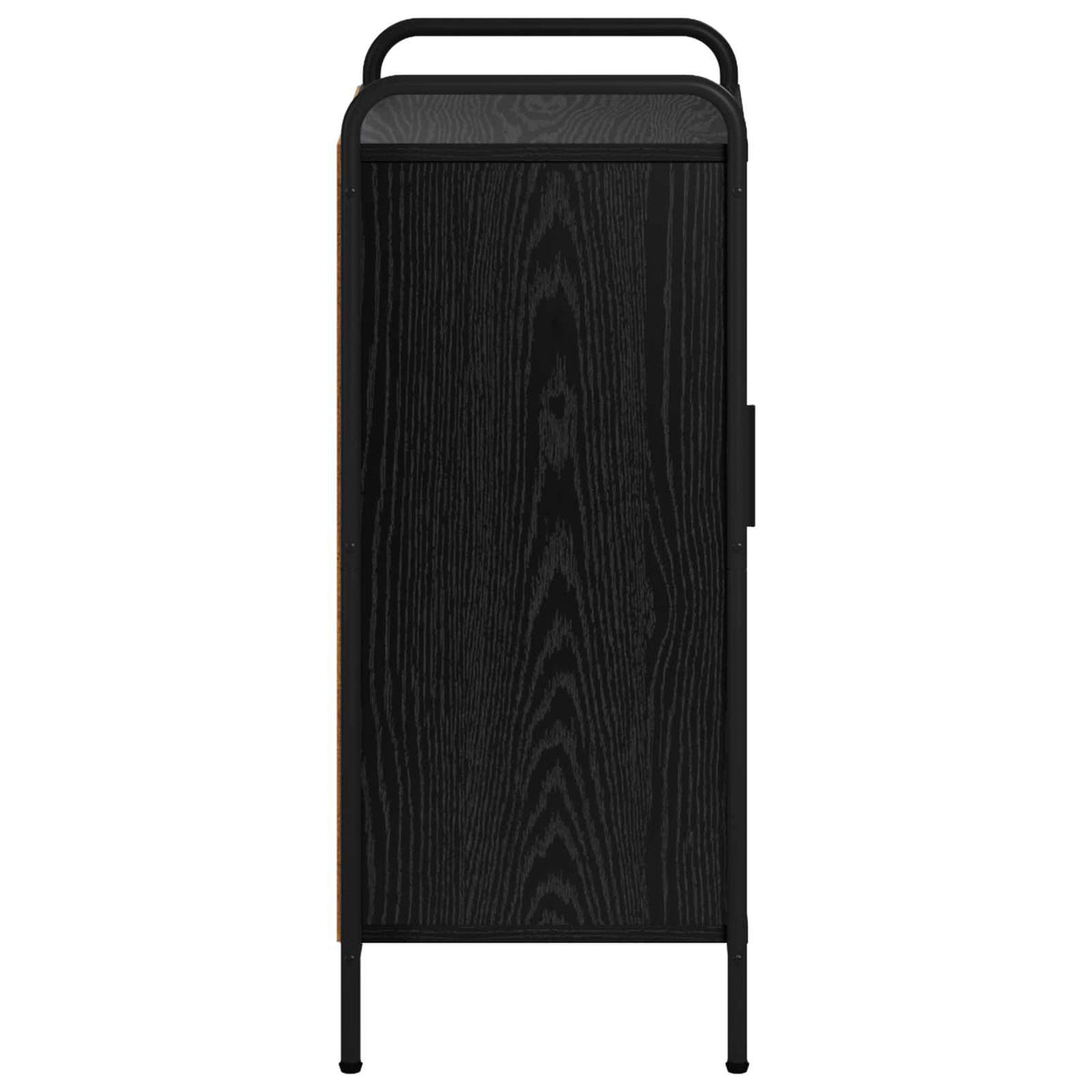 Sideboard Black Oak 40 x 33 x 80.5 cm Engineered Wood