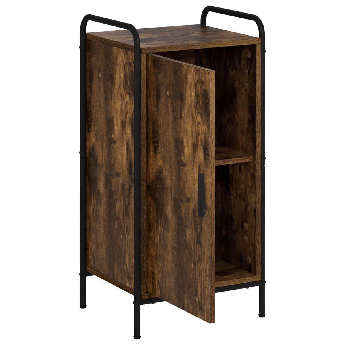 Sideboard Smoked Oak 40 x 33 x 80.5 cm Engineered Wood