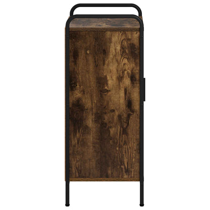 Sideboard Smoked Oak 40 x 33 x 80.5 cm Engineered Wood