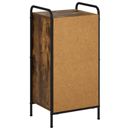 Sideboard Smoked Oak 40 x 33 x 80.5 cm Engineered Wood