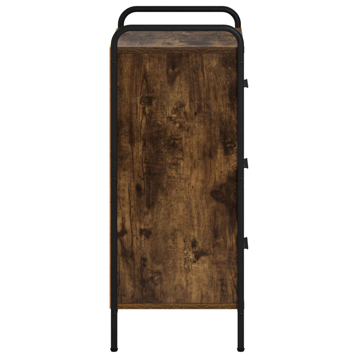 Sideboard Smoked Oak 40 x 33 x 80.5 cm Engineered Wood