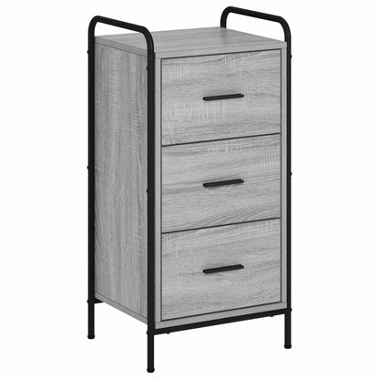 Sideboard Grey Sonoma 40 x 33 x 80.5 cm Engineered Wood