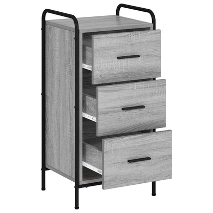 Sideboard Grey Sonoma 40 x 33 x 80.5 cm Engineered Wood