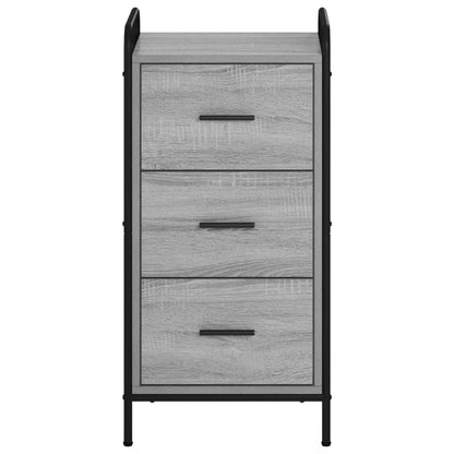 Sideboard Grey Sonoma 40 x 33 x 80.5 cm Engineered Wood