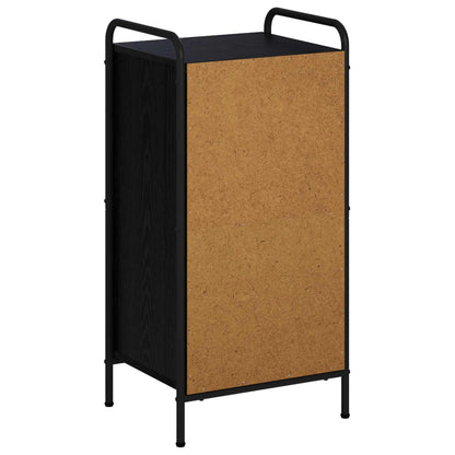 Sideboard Black Oak 40 x 33 x 80.5 cm Engineered Wood