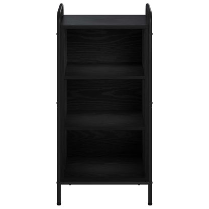 Sideboard Black Oak 40 x 33 x 80.5 cm Engineered Wood