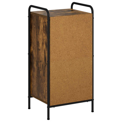 Sideboard Smoked Oak 40 x 33 x 80.5 cm Engineered Wood