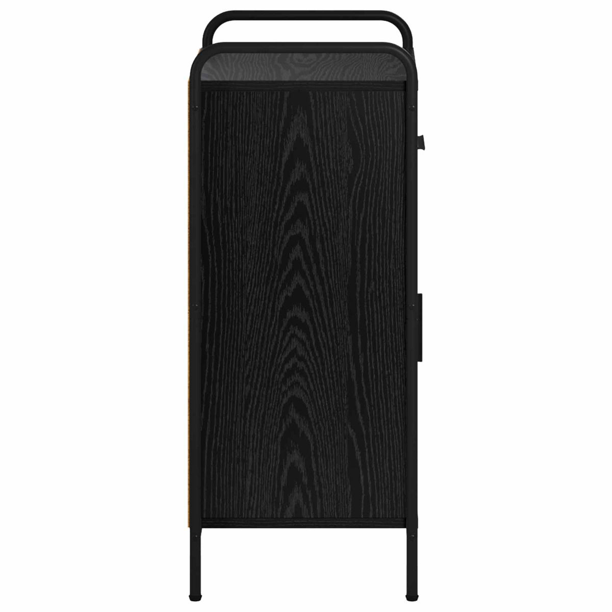 Sideboard Black Oak 40 x 33 x 80.5 cm Engineered Wood