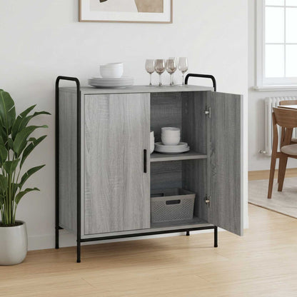 Sideboard Grey Sonoma 73 x 33 x 81 cm Engineered Wood