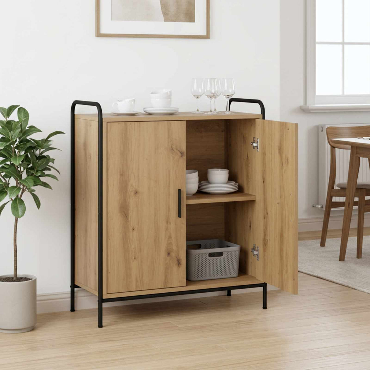 Sideboard Artisan Oak 73 x 33 x 81 cm Engineered Wood