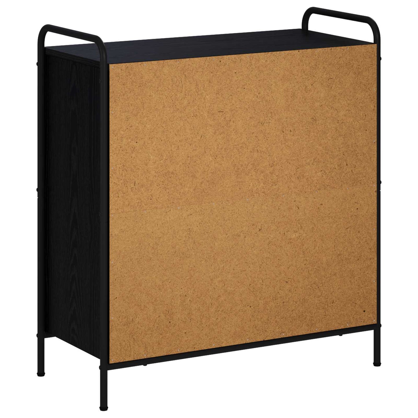 Sideboard Black Oak 73 x 33 x 81 cm Engineered Wood
