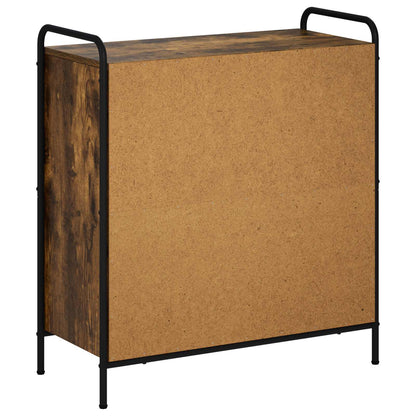 Sideboard Smoked Oak 73 x 33 x 81 cm Engineered Wood