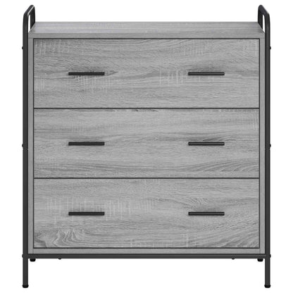 Sideboard Grey Sonoma 73 x 33 x 81 cm Engineered Wood