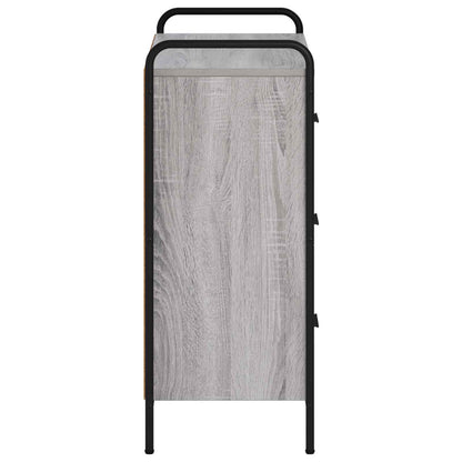 Sideboard Grey Sonoma 73 x 33 x 81 cm Engineered Wood