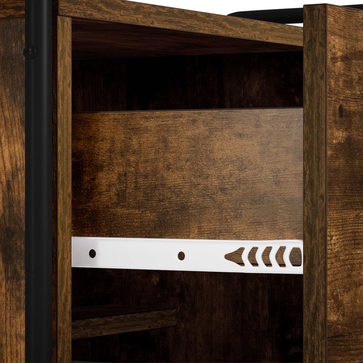Sideboard Smoked Oak 73 x 33 x 81 cm Engineered Wood