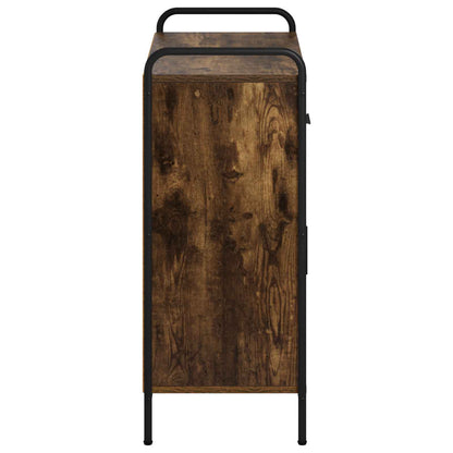 Sideboard Smoked Oak 73 x 33 x 81 cm Engineered Wood