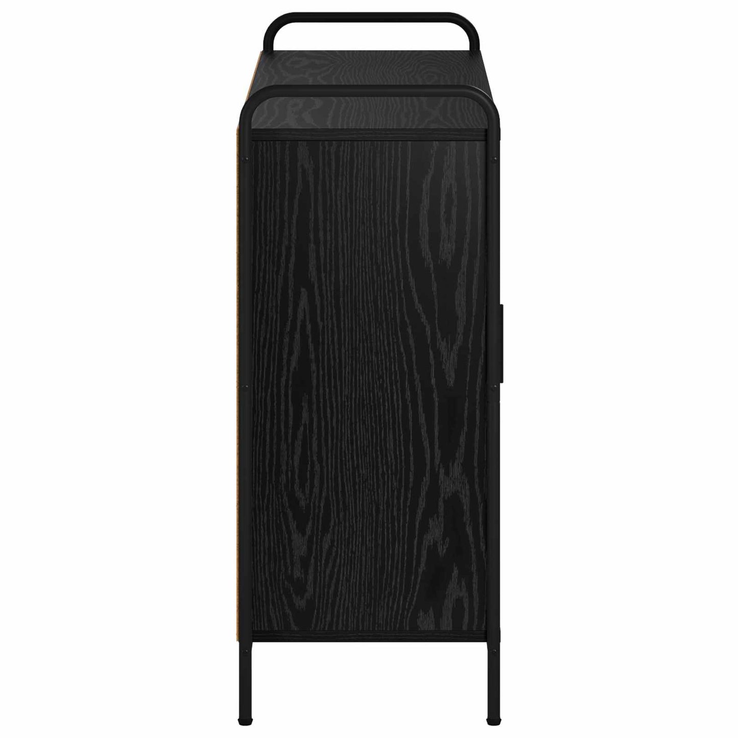 Sideboard Black Oak 98.5 x 33 x 81 cm Engineered Wood