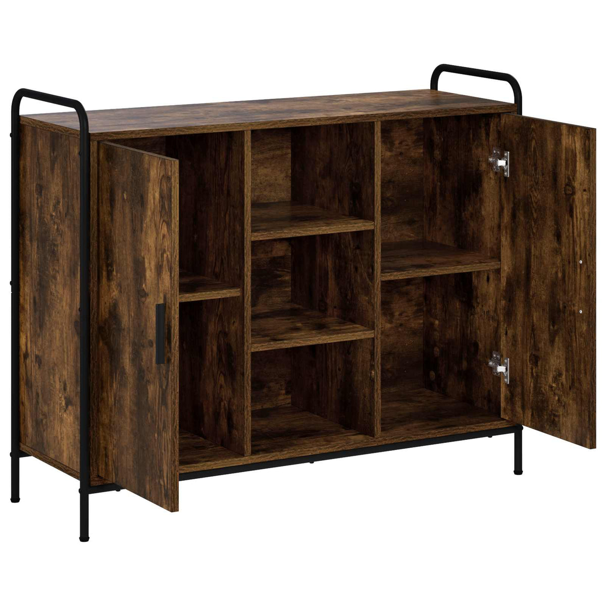 Sideboard Smoked Oak 98.5 x 33 x 81 cm Engineered Wood