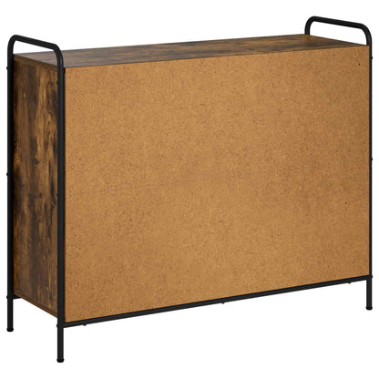 Sideboard Smoked Oak 98.5 x 33 x 81 cm Engineered Wood