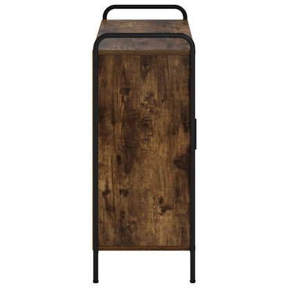 Sideboard Smoked Oak 98.5 x 33 x 81 cm Engineered Wood