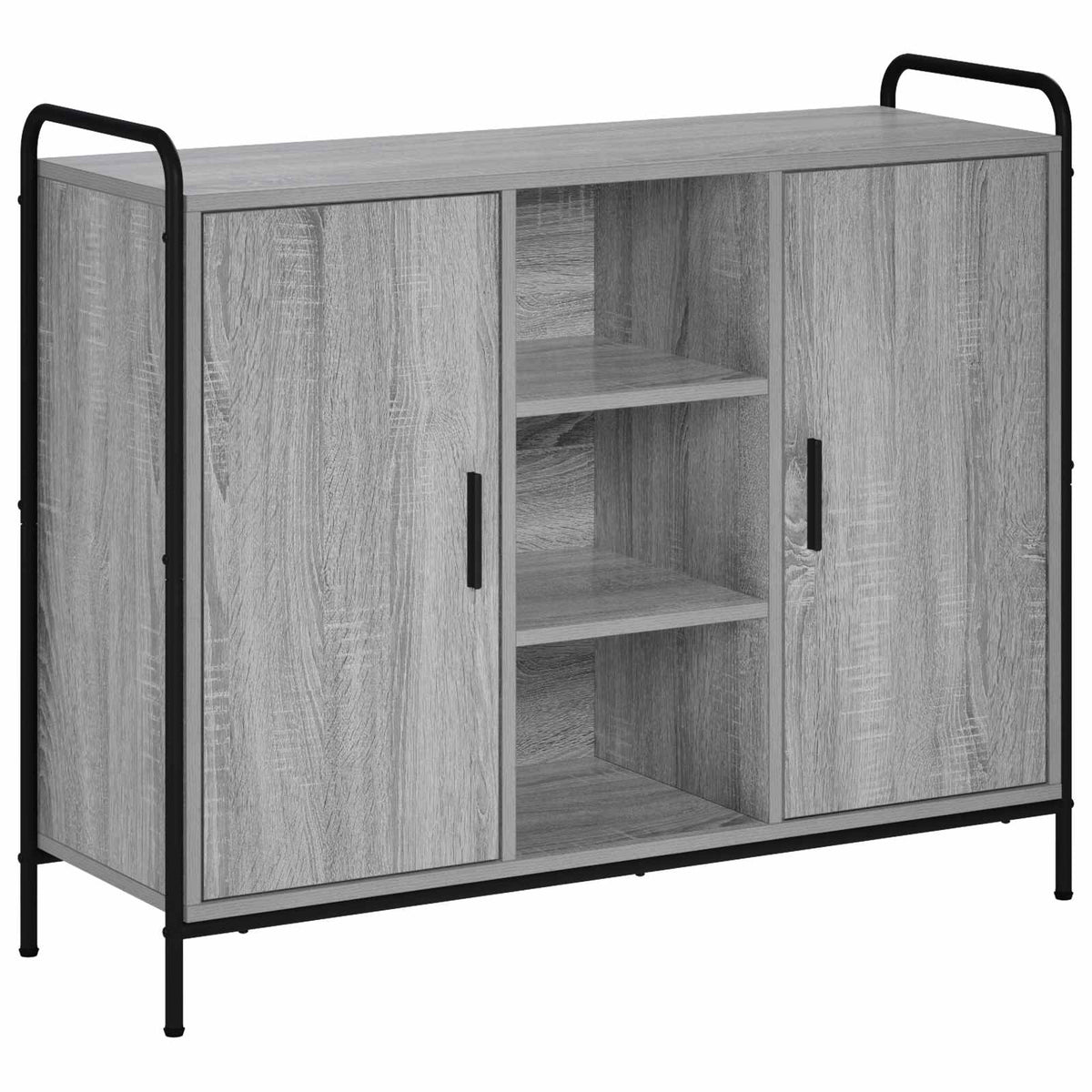 Sideboard Grey Sonoma 98.5 x 33 x 81 cm Engineered Wood