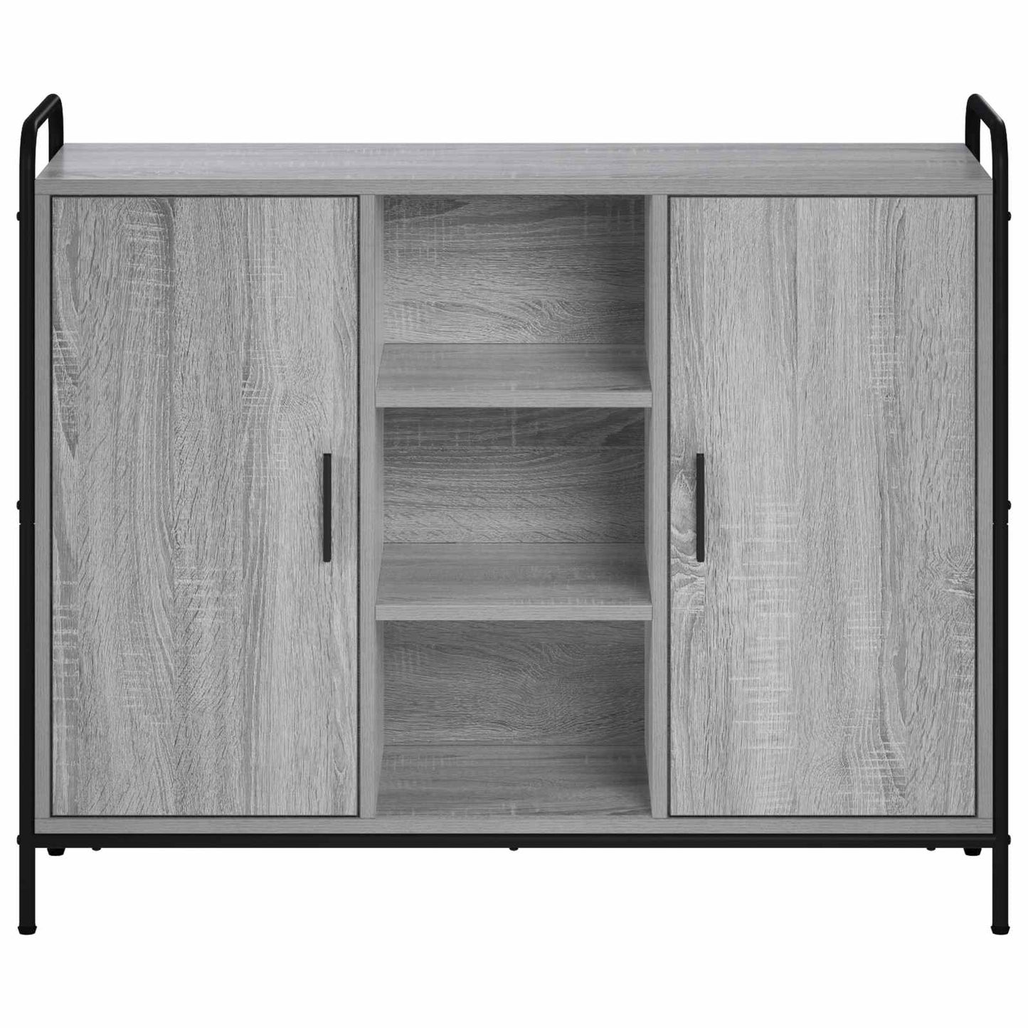 Sideboard Grey Sonoma 98.5 x 33 x 81 cm Engineered Wood