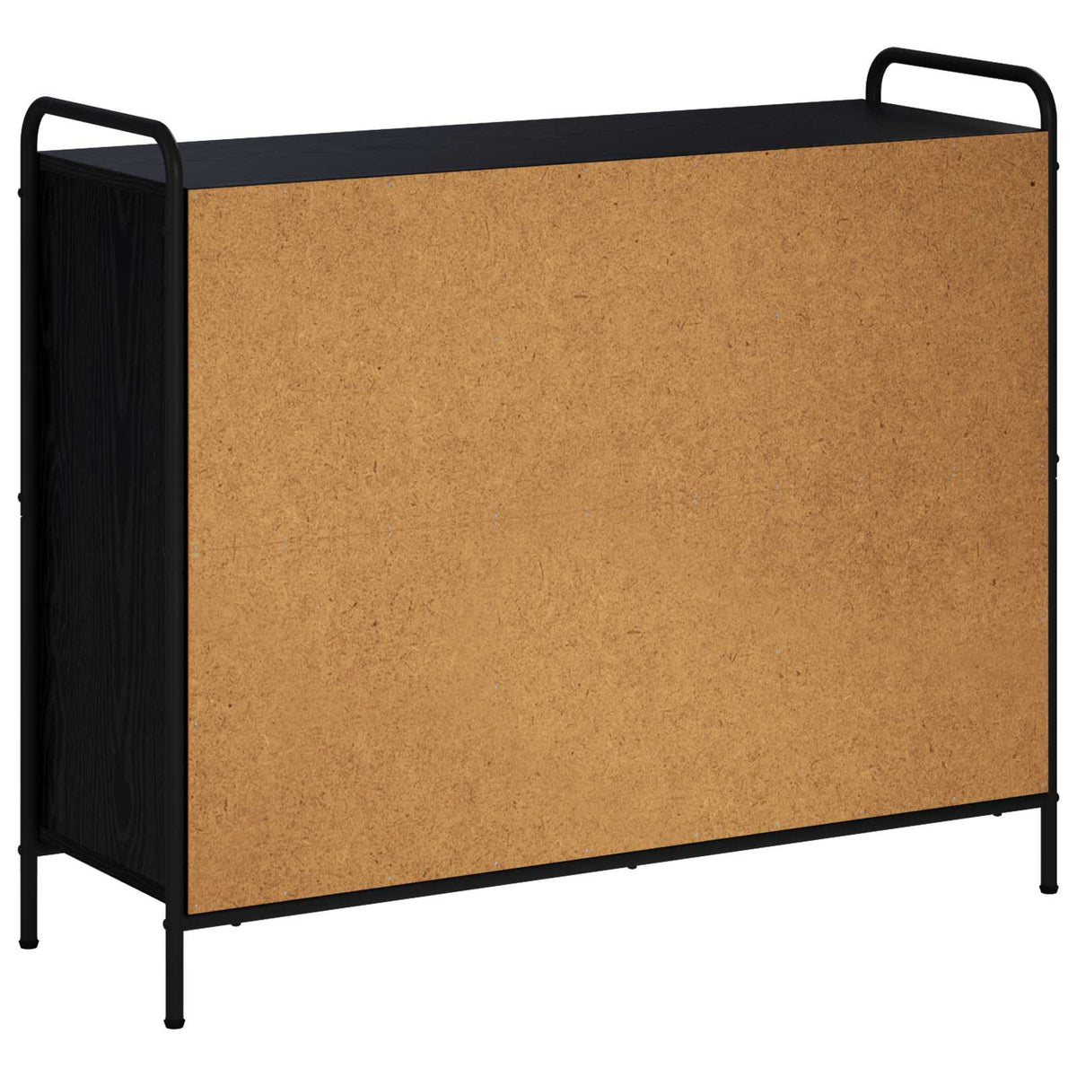 Sideboard Black Oak 97 x 33 x 81 cm Engineered Wood