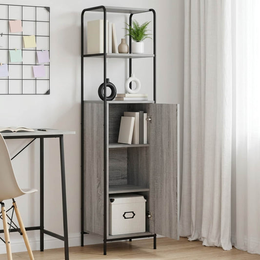 Highboard Grey Sonoma 40 x 33 x 161 cm Engineered Wood