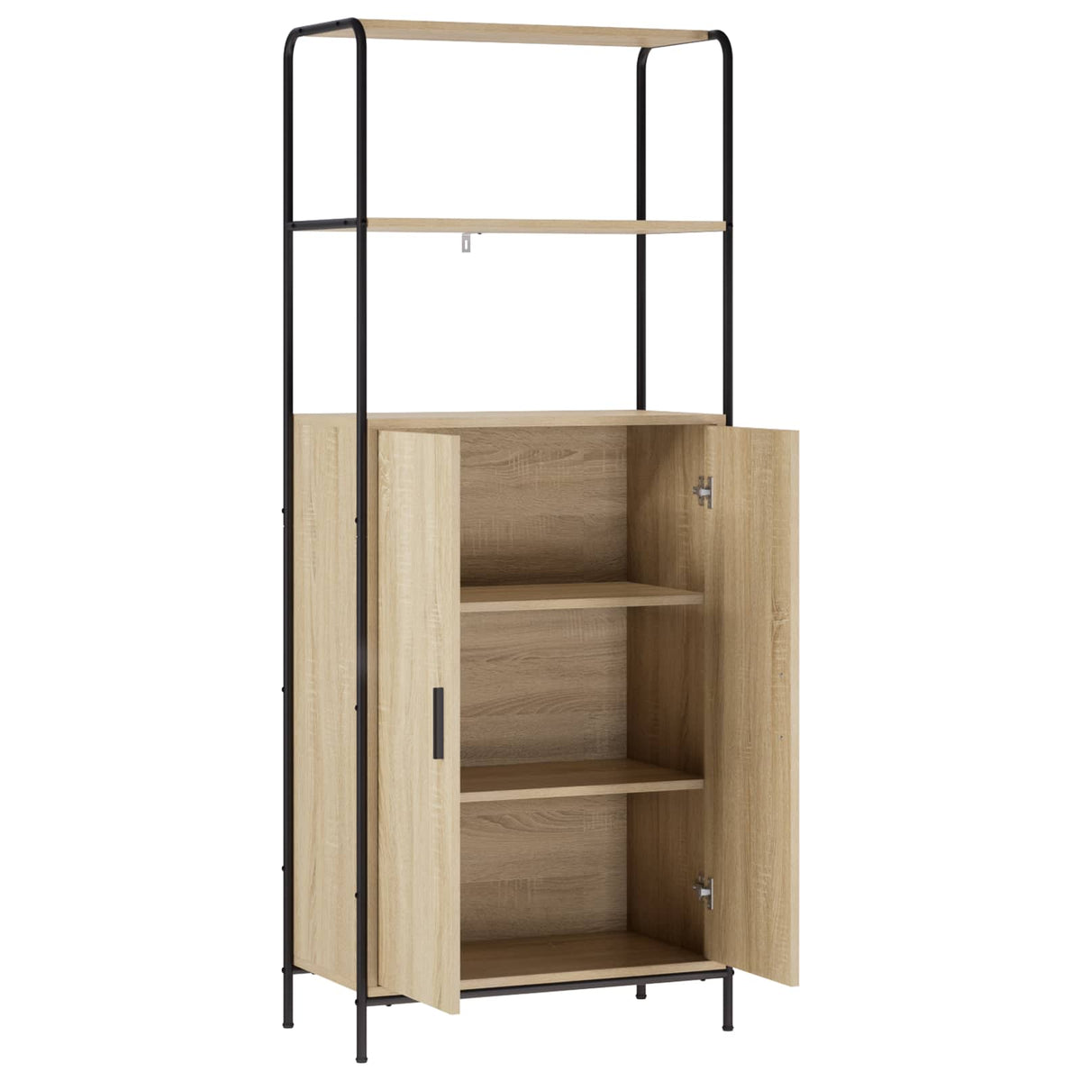Highboard Sonoma Oak 65 x 33 x 161 cm Engineered Wood