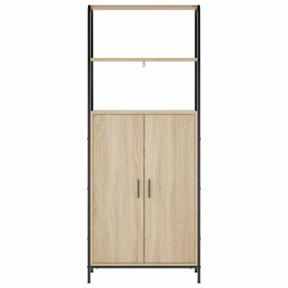 Highboard Sonoma Oak 65 x 33 x 161 cm Engineered Wood