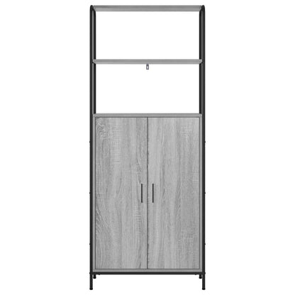 Highboard Grey Sonoma 65 x 33 x 161 cm Engineered Wood