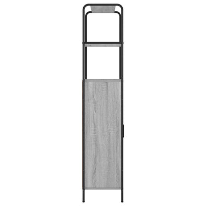 Highboard Grey Sonoma 65 x 33 x 161 cm Engineered Wood