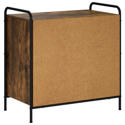 Drawer Cabinet Smoked Oak 70 x 39.5 x 71 cm Engineered Wood