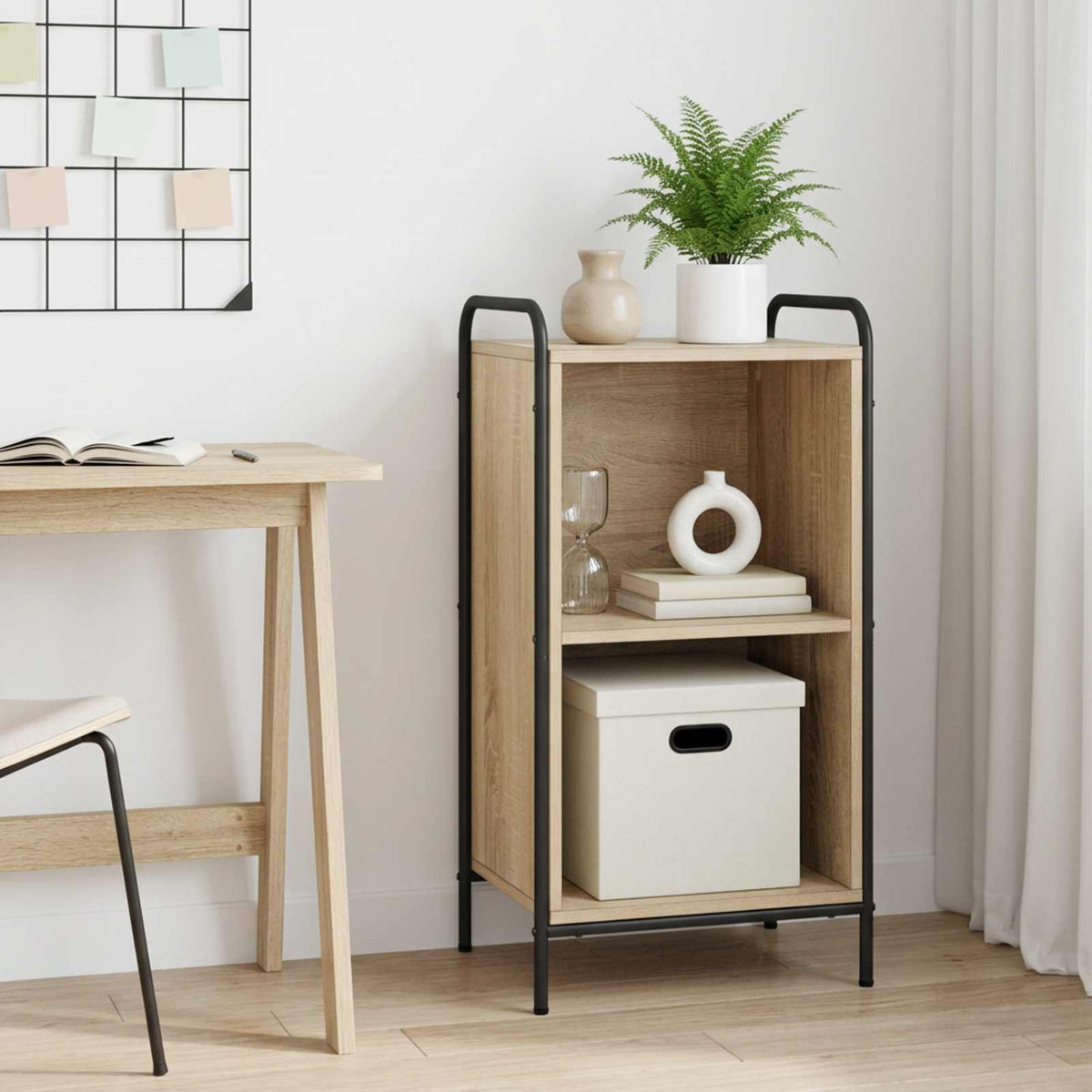 Book Cabinet 43 x 33 x 80 cm Engineered Wood Sonoma Oak