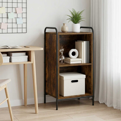 Book Cabinet 43 x 33 x 80 cm Engineered Wood Smoked Oak
