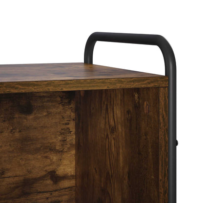 Book Cabinet 43 x 33 x 80 cm Engineered Wood Smoked Oak
