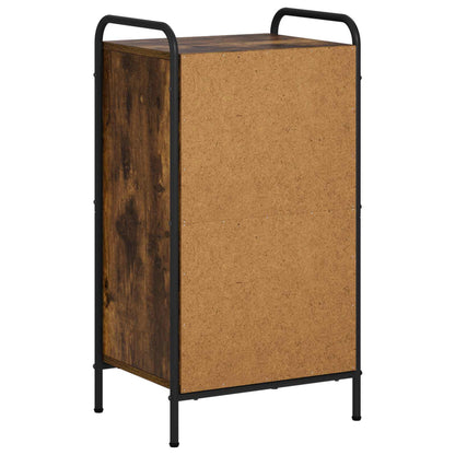 Book Cabinet 43 x 33 x 80 cm Engineered Wood Smoked Oak