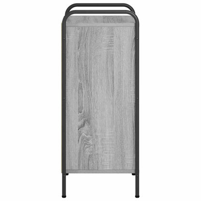 Book Cabinet 43 x 33 x 80 cm Engineered Wood Grey Sonoma