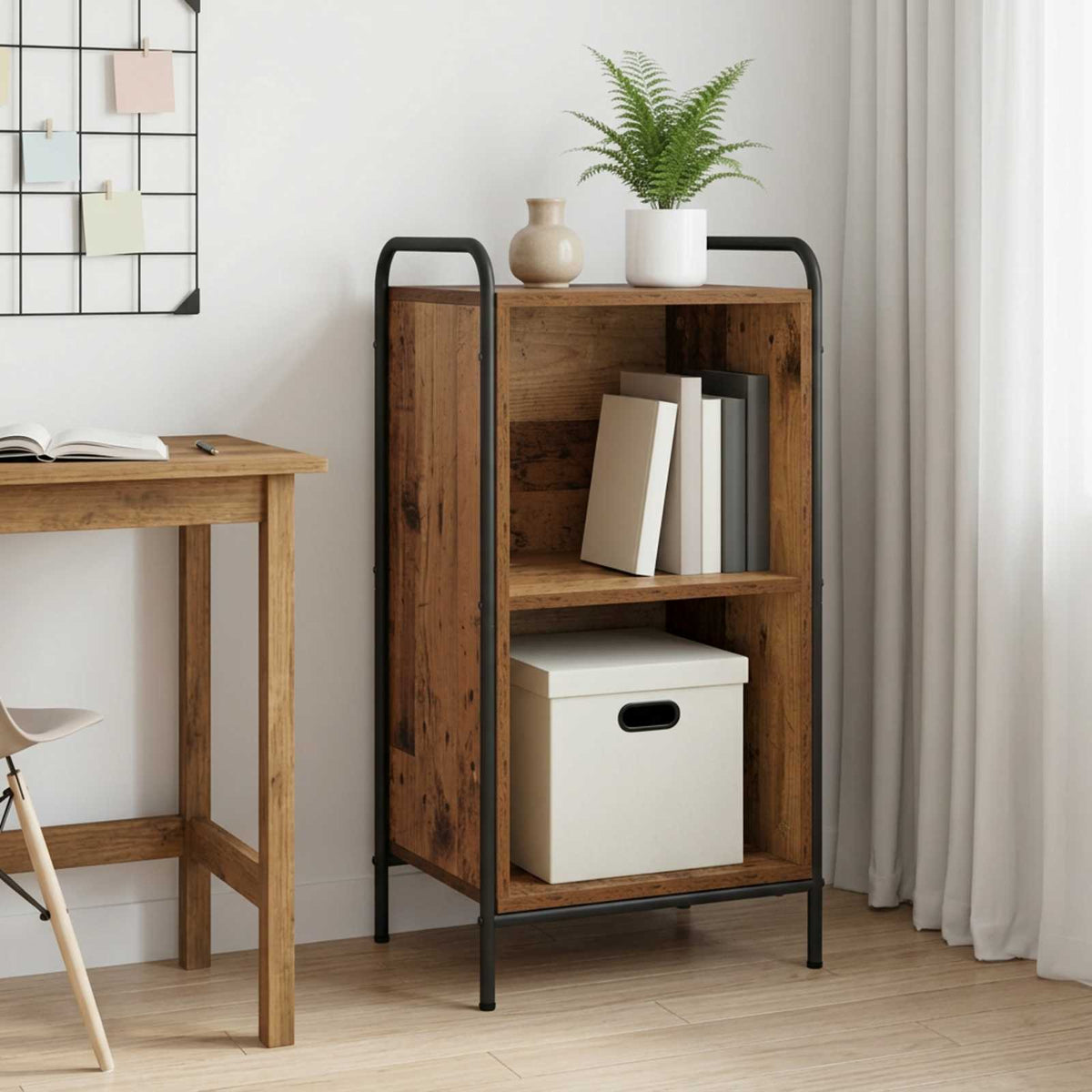 Book Cabinet 43 x 33 x 80 cm Engineered Wood Old Wood