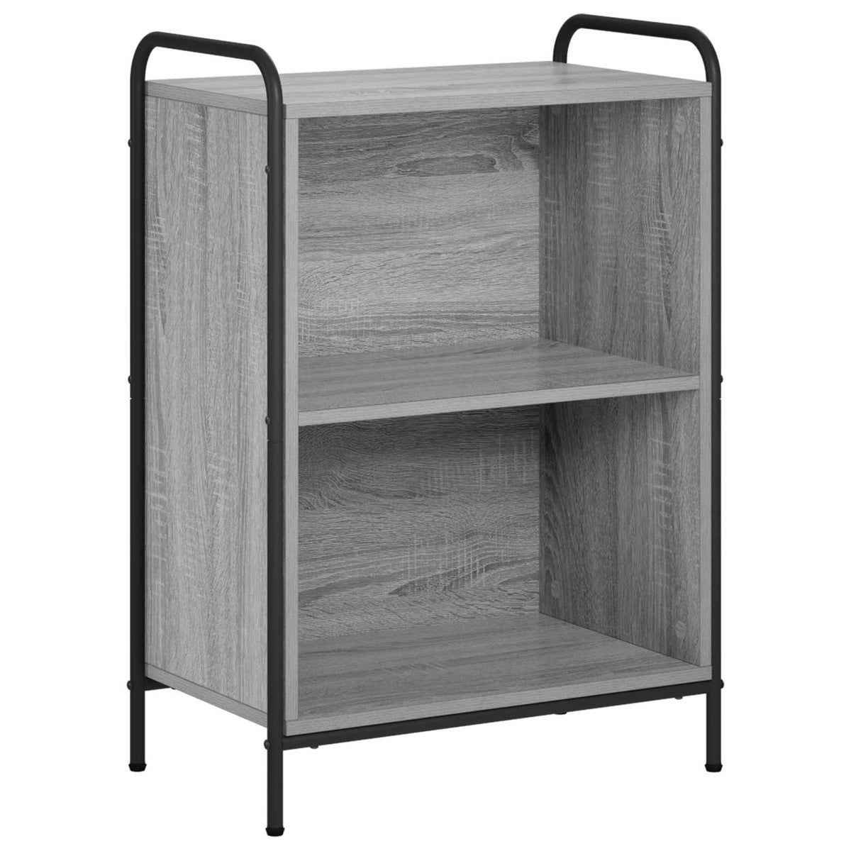 Book Cabinet 55.5 x 33 x 80 cm Engineered Wood Grey Sonoma
