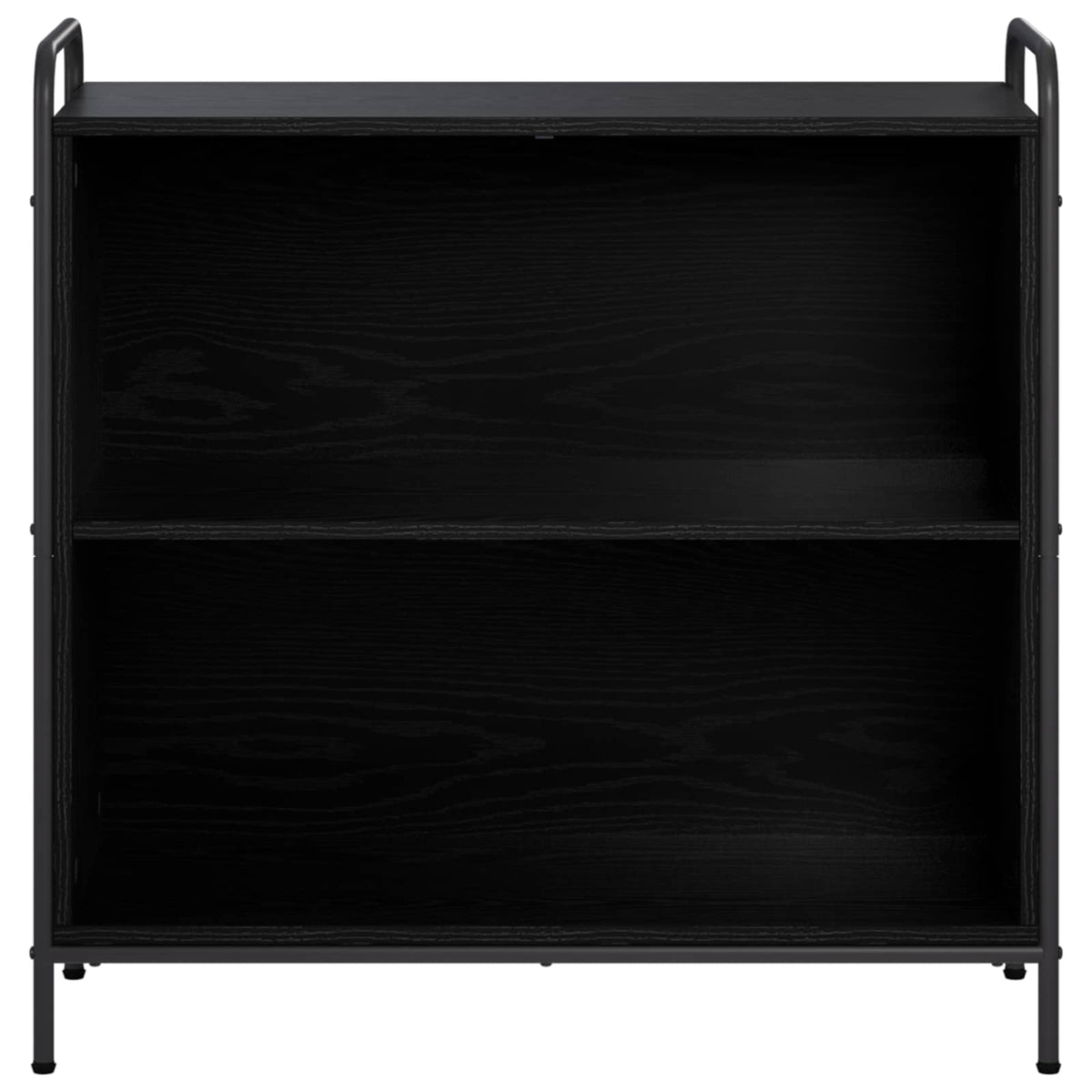 Book Cabinet 80 x 33 x 80 cm Engineered Wood Black Oak