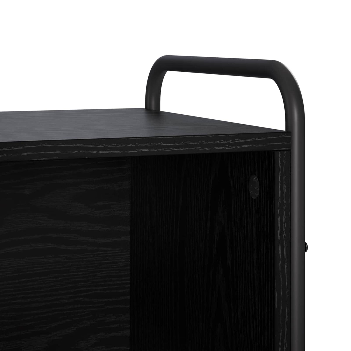 Book Cabinet 43 x 33 x 111 cm Engineered Wood Black Oak