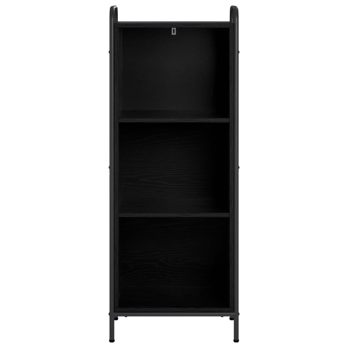 Book Cabinet 43 x 33 x 111 cm Engineered Wood Black Oak
