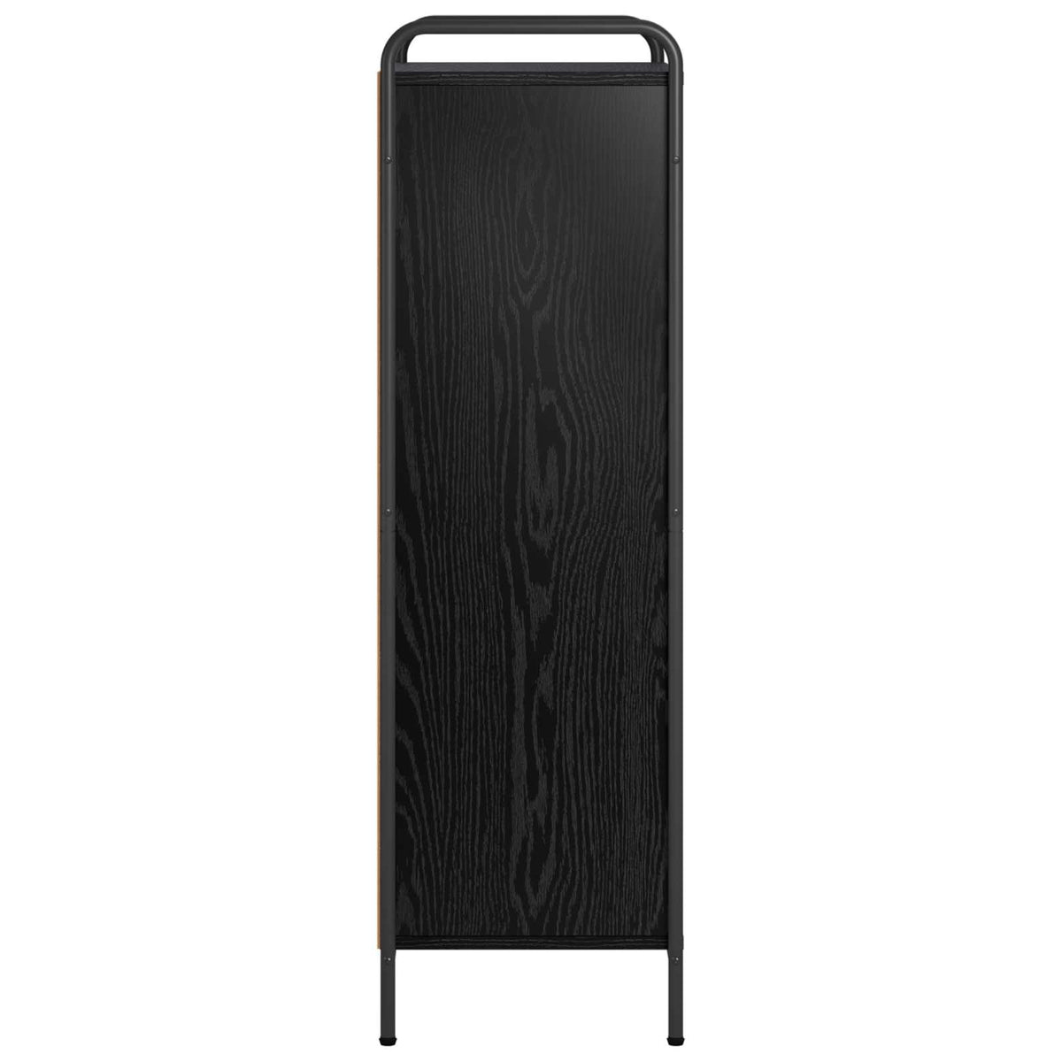 Book Cabinet 43 x 33 x 111 cm Engineered Wood Black Oak
