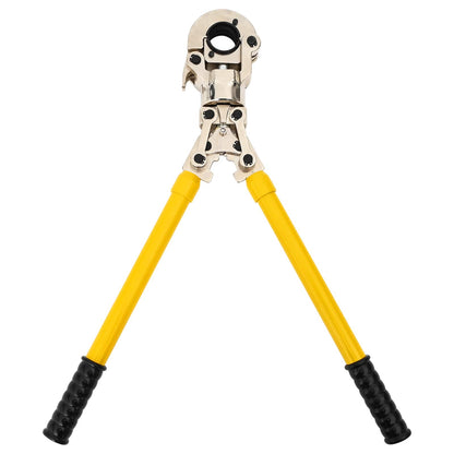 Hydraulic Pipe Crimping Tool 2 pcs Yellow Steel