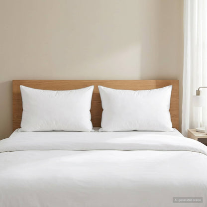 Pillow 2 pcs 50 x 75 cm Australian Wool White