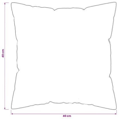 Pillow FULDA 2 pcs 40 x 40 cm 100% Goose Down & Feather White